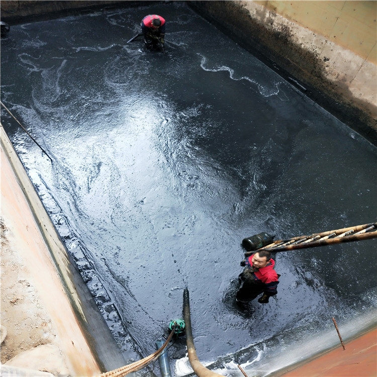 邯山废水池清理